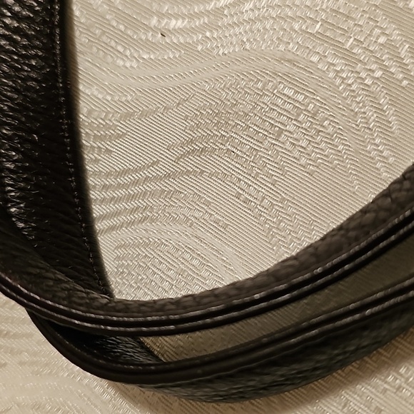 Stone Mountain brown leather shoulder bag very good condition front zip pouch ba - Picture 13 of 14